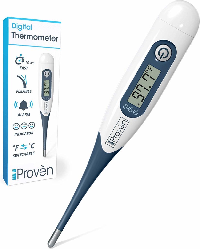 iProven Best Digital Medical Thermometer- Oral and Rectal Thermometer